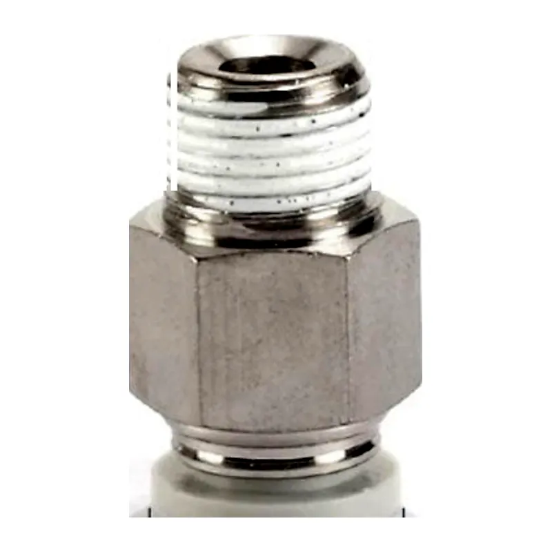 RIH PC push-in male connector — PC 4–16 mm